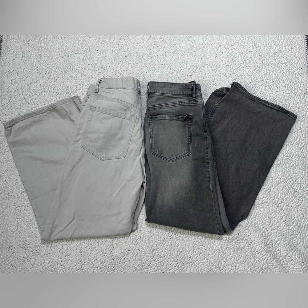 H&M Gray and Light Gray Jeans bundle